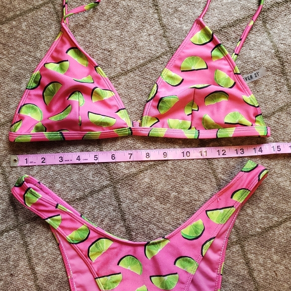 Forever 21 Lime Wedge Bikini - Picture 7 of 7